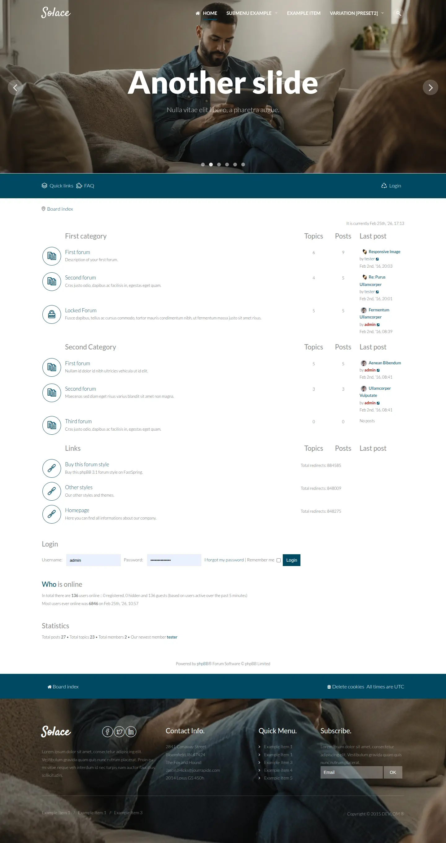 Solace Preset 2 - Teal color scheme