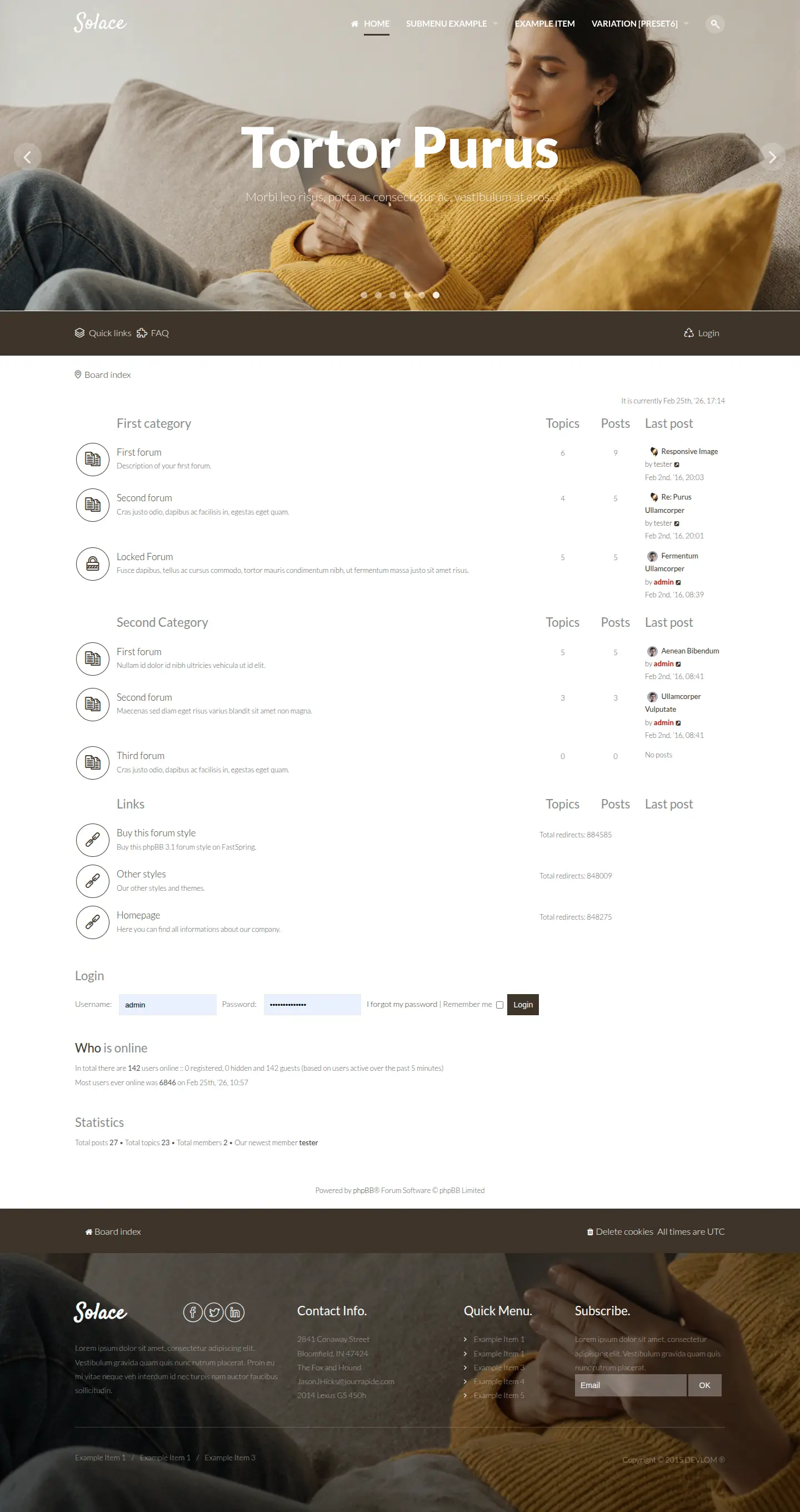 Solace Preset 6 - Khaki color scheme